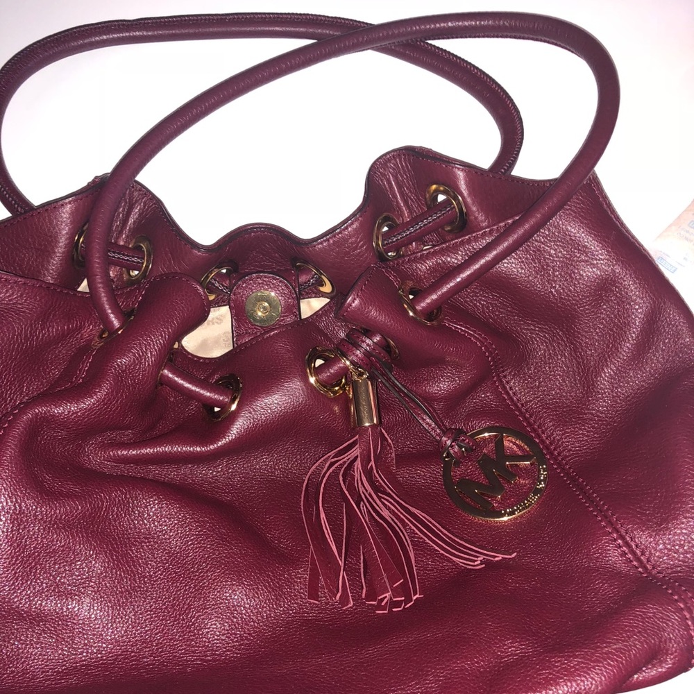 Michael Kors Purse, burgundy